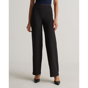 Ultra-Stretch Ponte Wide Leg Pants